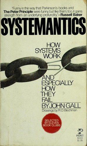 Portada de Systemantics, de John Gall