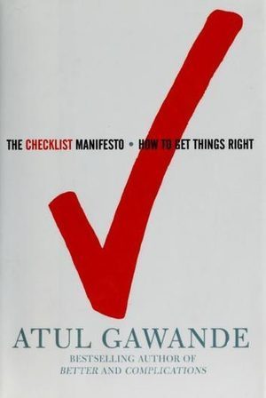 Portada de The Checklist Manifesto, de Atul Gawande